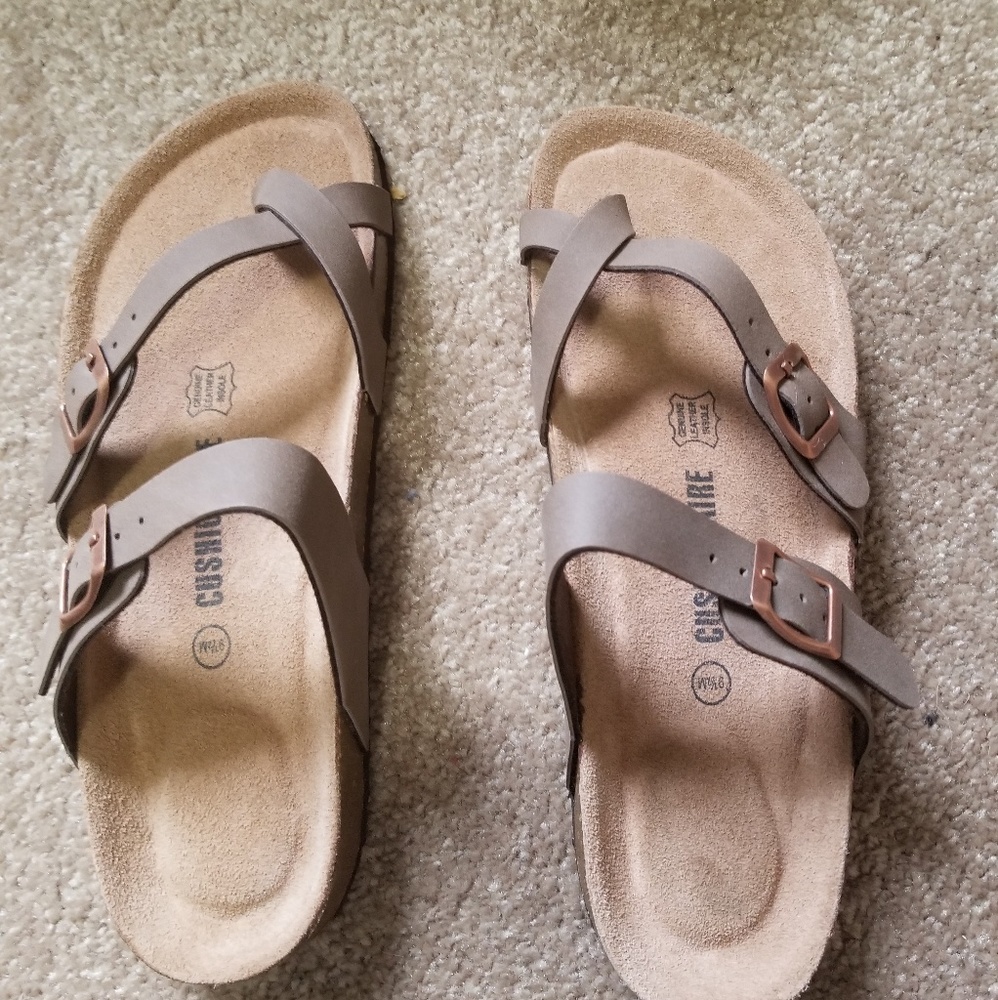 Cushionare "luna" brown sandals
